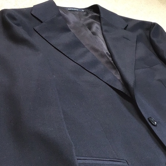 Classic tailored 100% cotton suit.